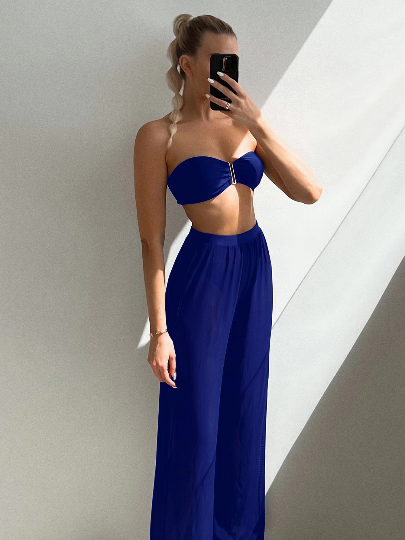 Conjunto Biquíni Tomara que Caia e Calça