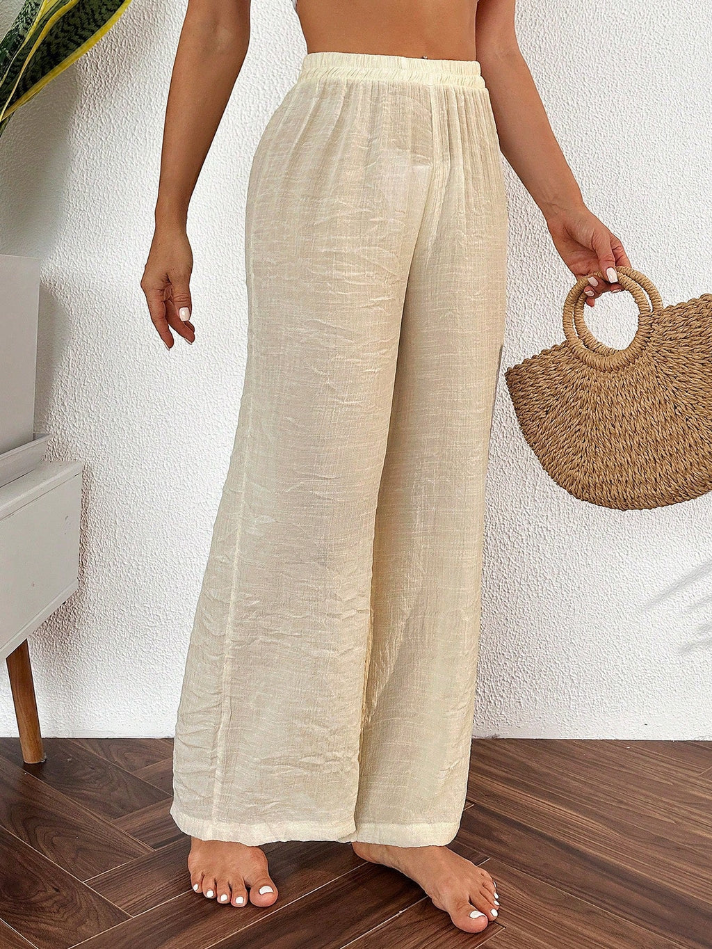 Saída de Praia Calça Pantalona