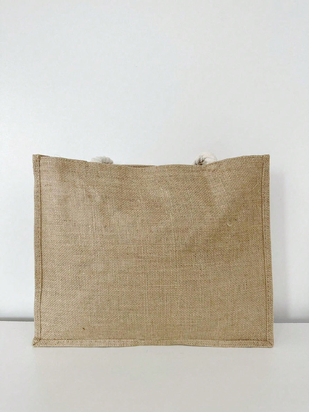 Bolsa de Praia de Palha de Juta com Chaveiro