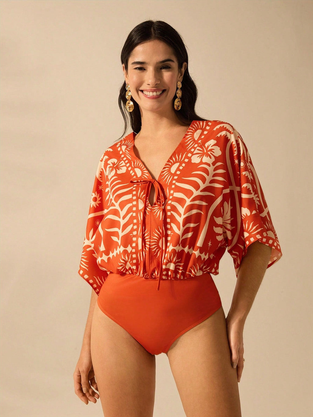 Maiô Feminino com Blusa Comportado