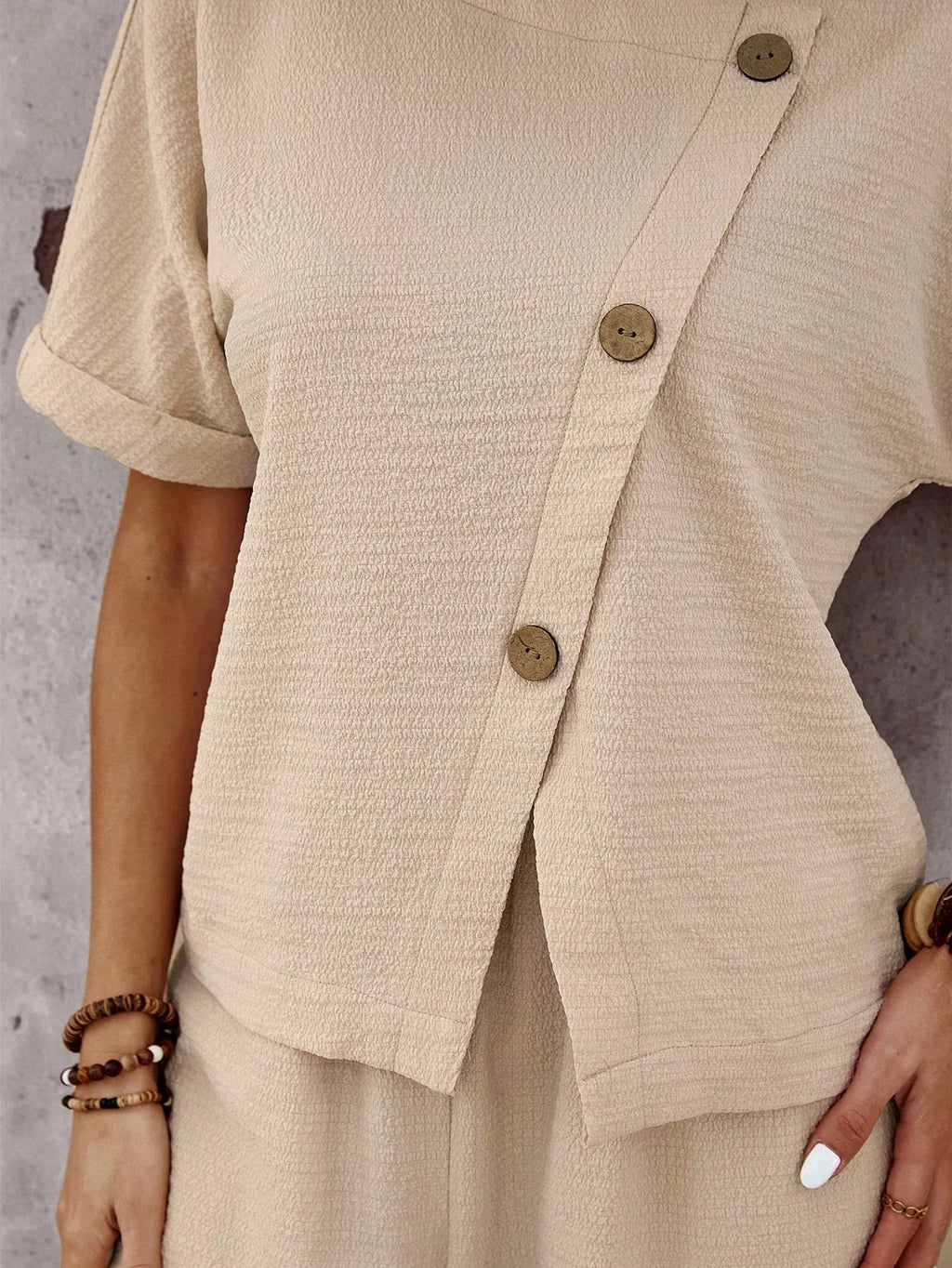 Conjuntos Feminino Blusa e Calça de Viscose