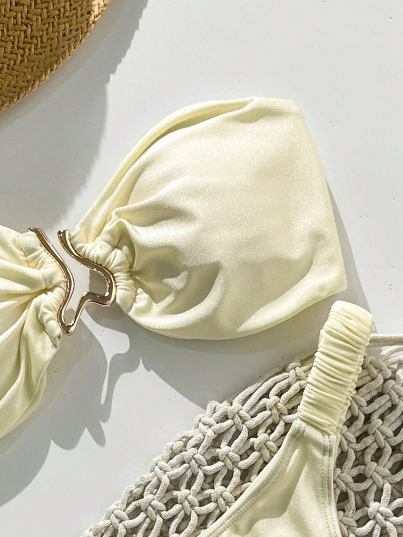 Biquíni Tomara que Caia Metalizado Tanga