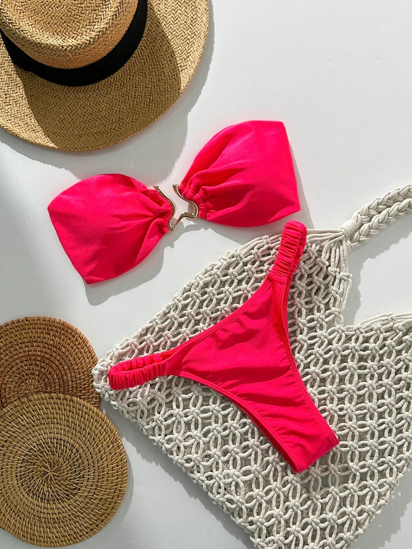 Biquíni Tomara que Caia Metalizado Tanga