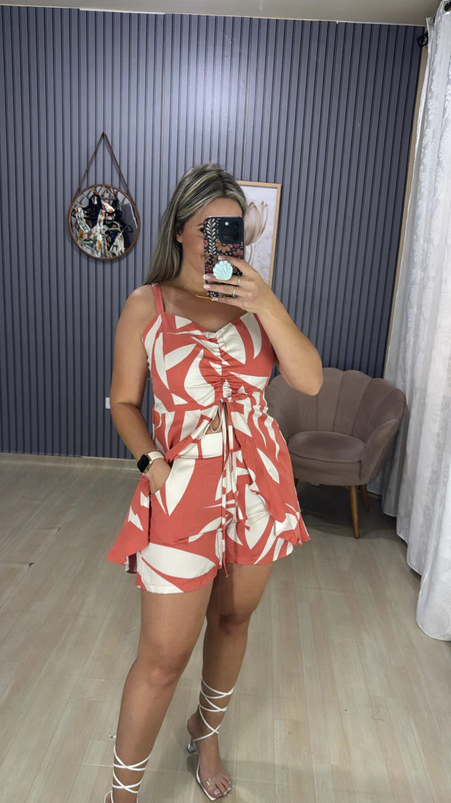 Conjunto Bata + Shorts