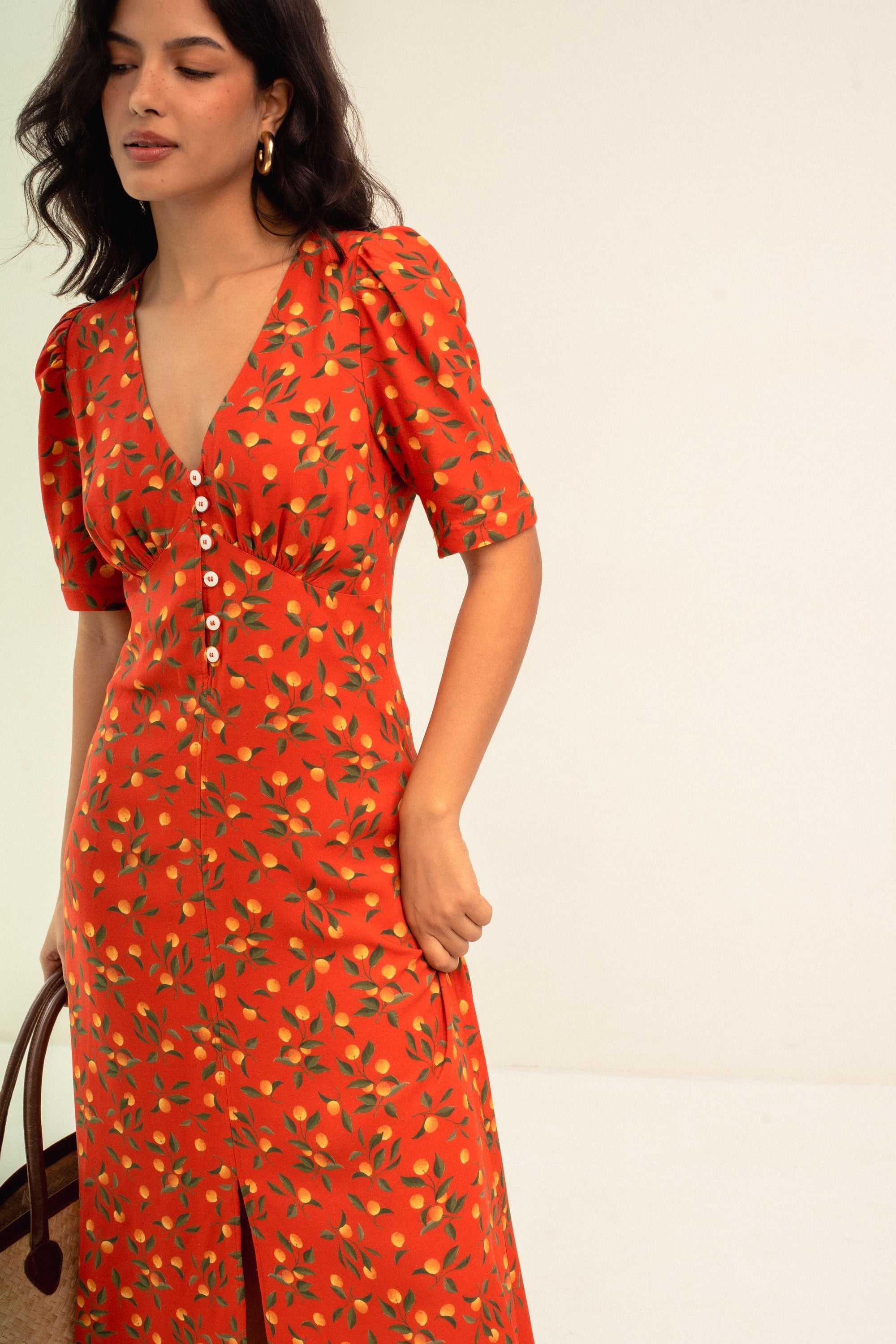 Vestido Inês Laranja