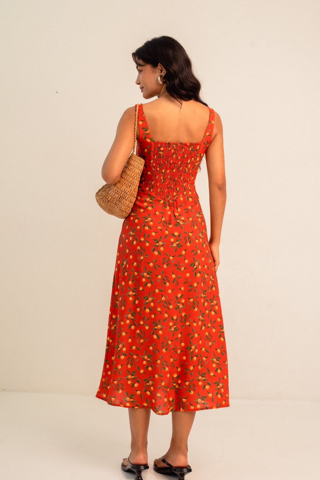 Vestido Julieta Laranja