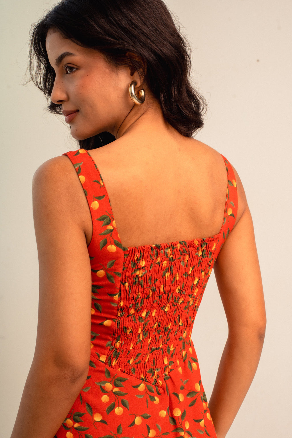 Vestido Julieta Laranja