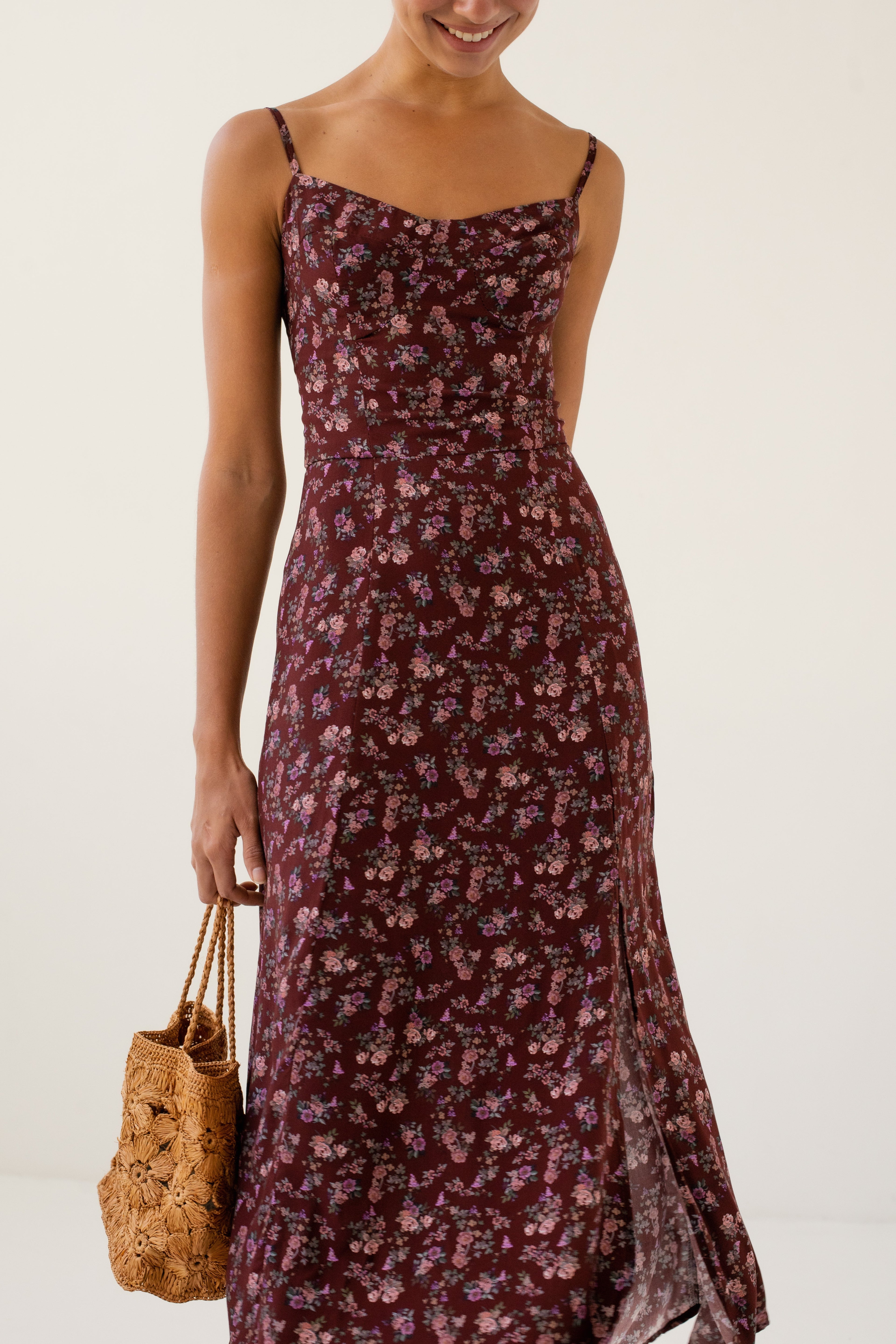 Vestido Penélope Vinho