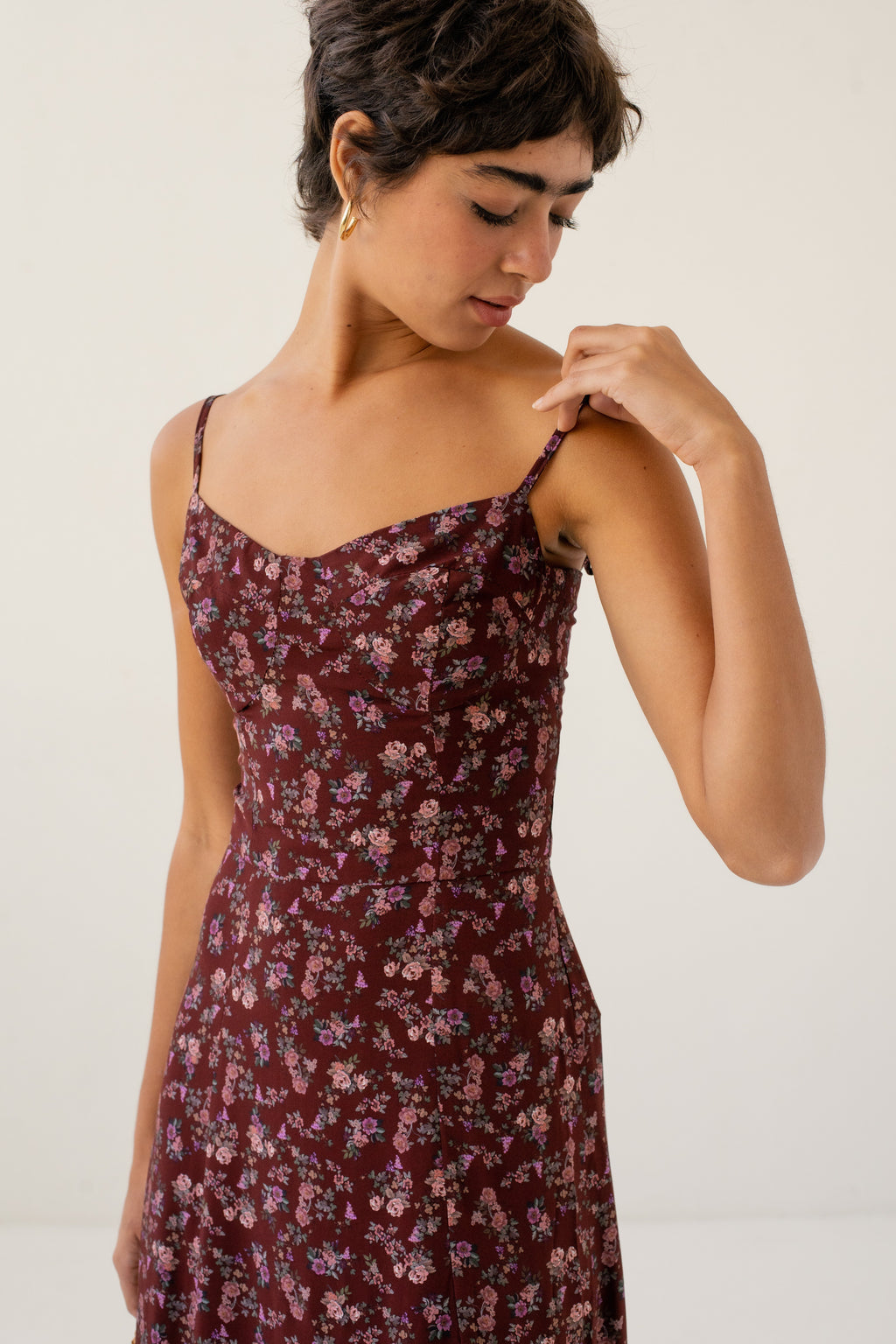 Vestido Penélope Vinho
