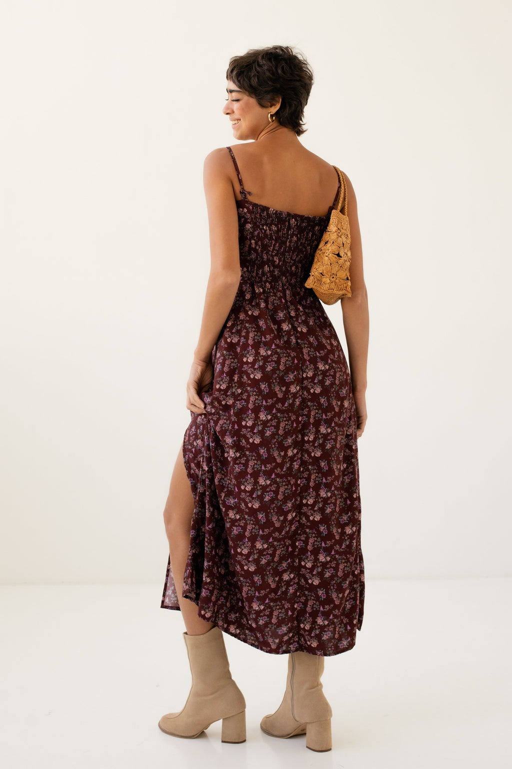 Vestido Penélope Vinho