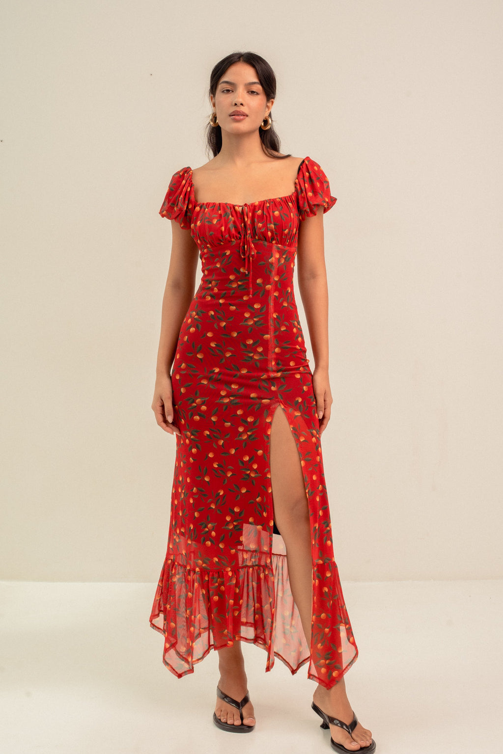 Vestido Valentina Laranja