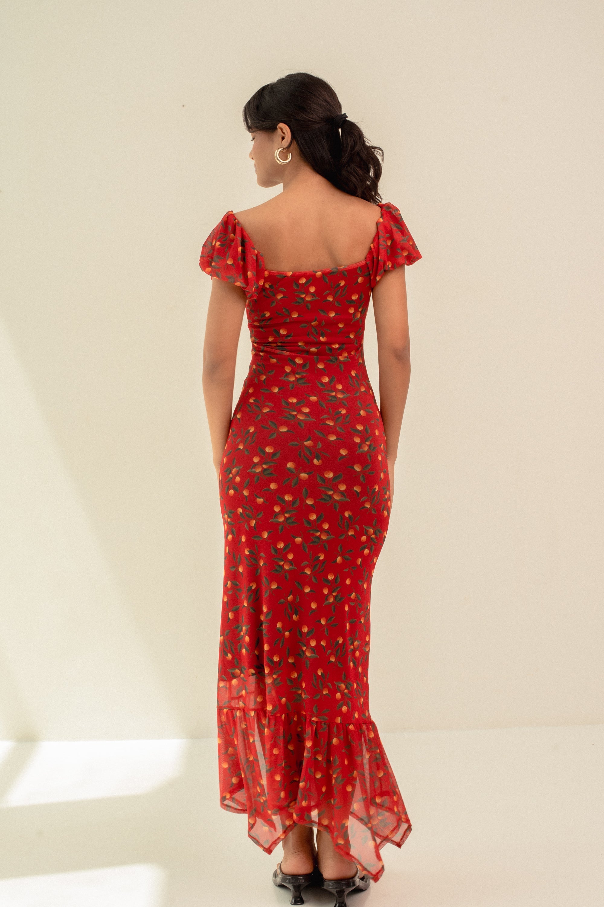 Vestido Valentina Laranja