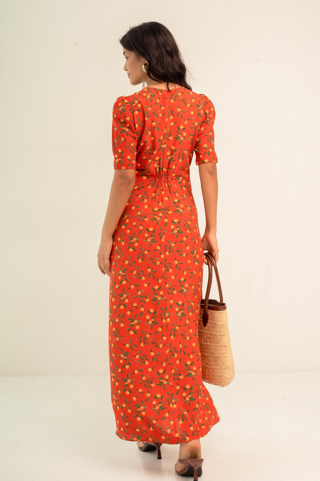 Vestido Inês Laranja