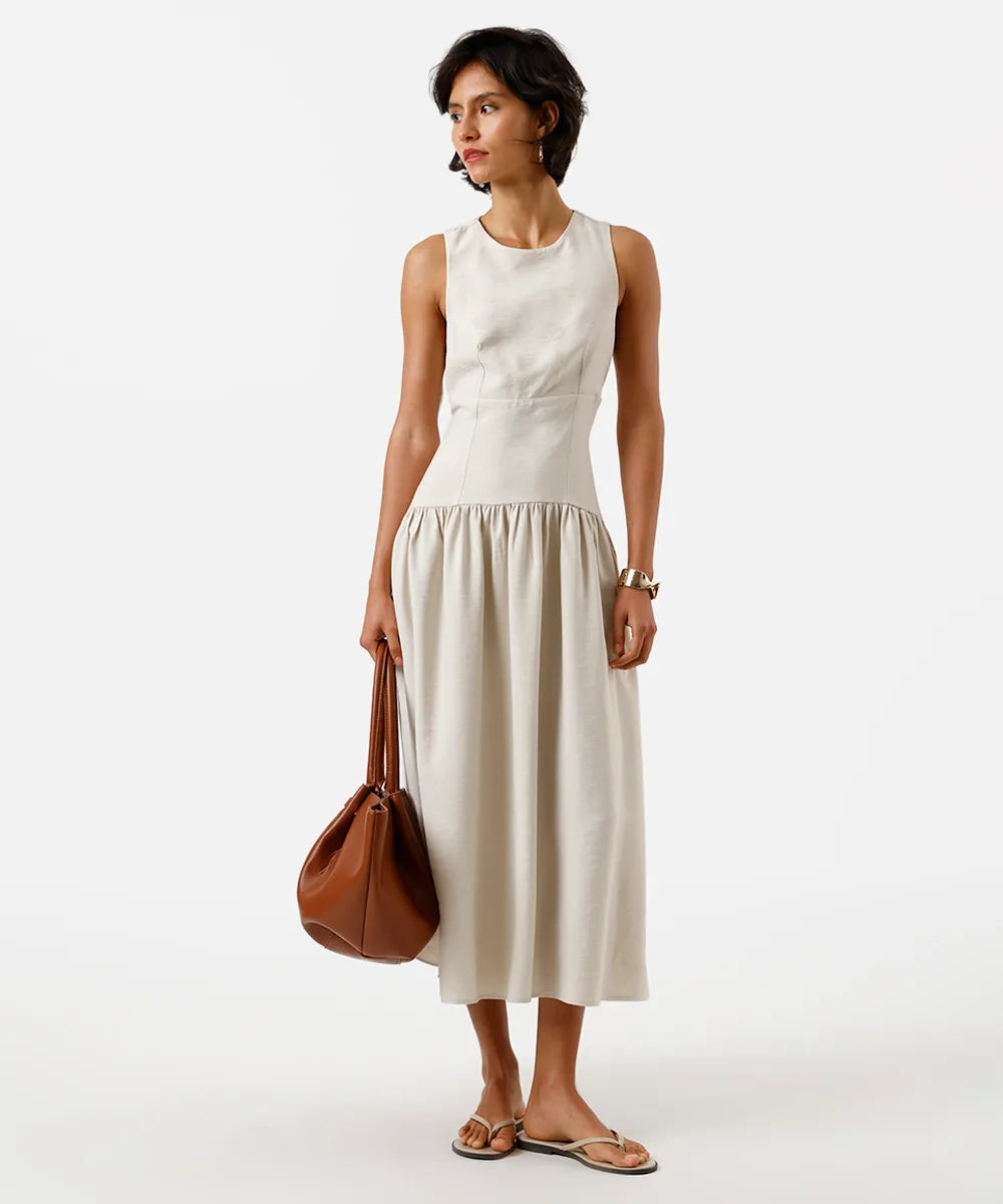 Vestido Midi Viscose Aurora