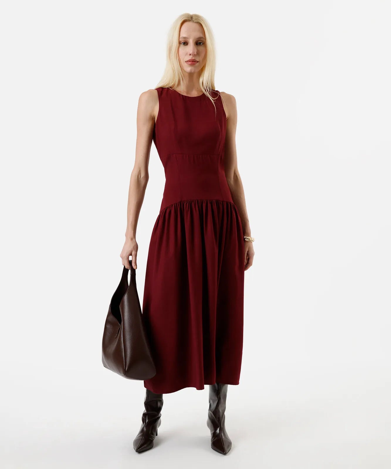 Vestido Midi Viscose Aurora