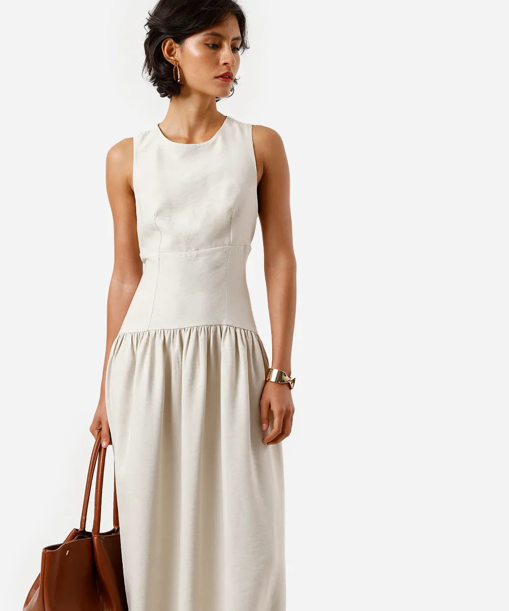 Vestido Midi Viscose Aurora