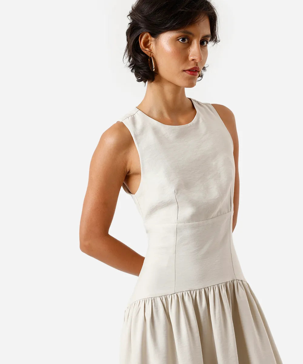 Vestido Midi Viscose Aurora