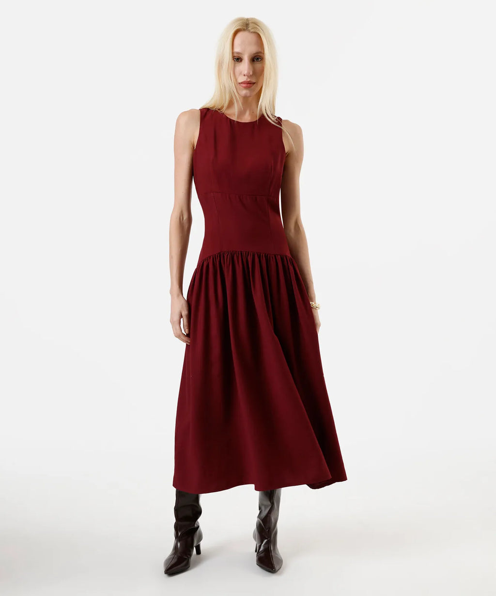 Vestido Midi Viscose Aurora
