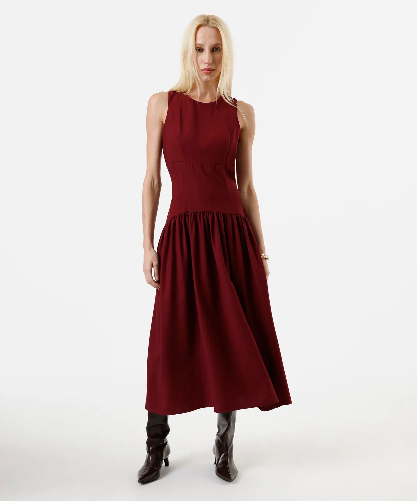 Vestido Midi Viscose Aurora