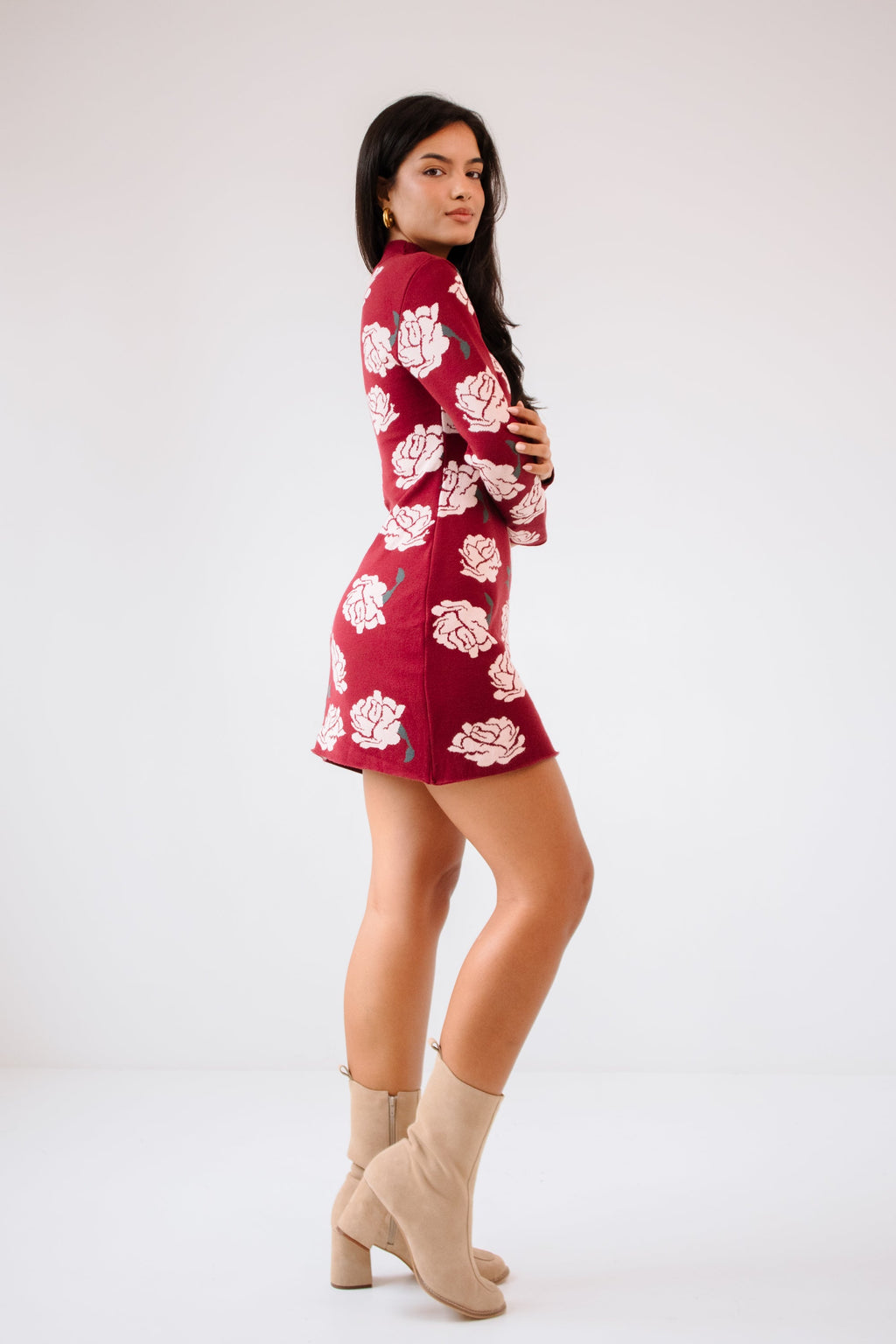 Vestido Ester Vinho
