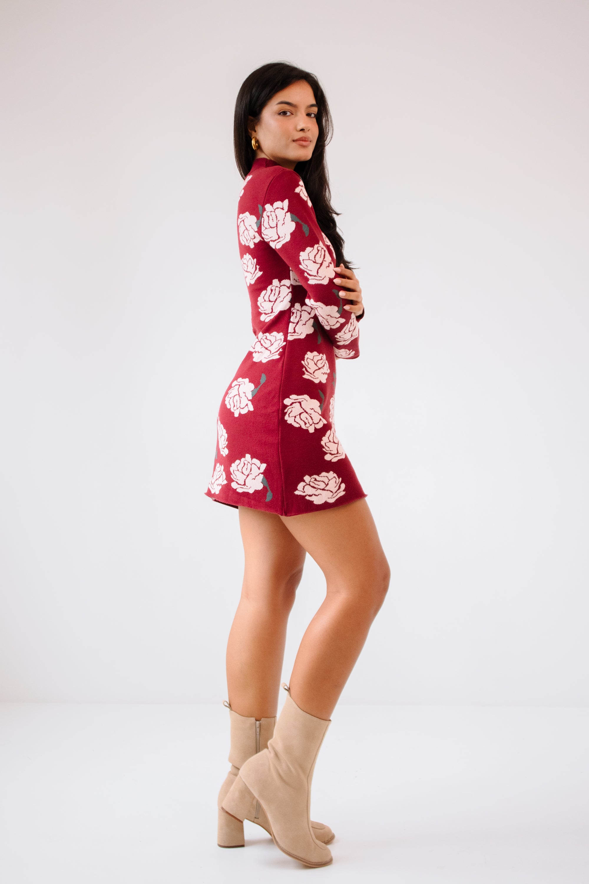 Vestido Ester Vinho