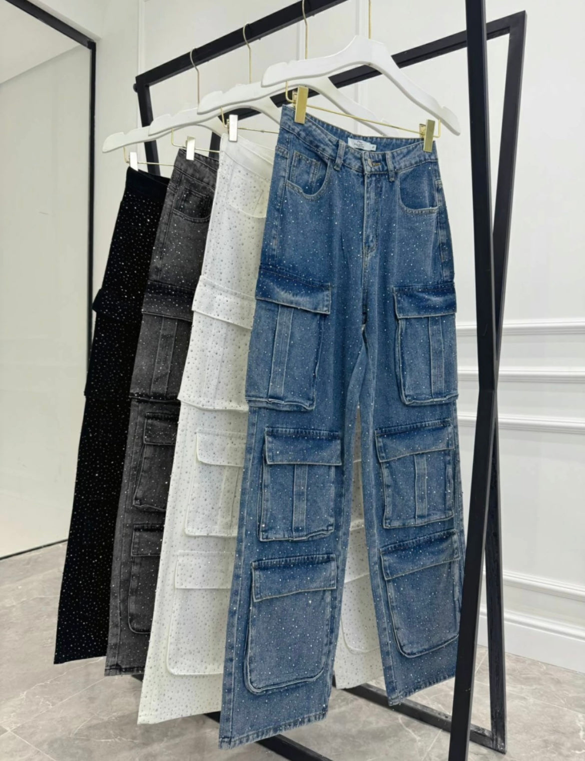 Calça Jeans com Brilho