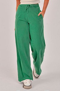 Calça Feminina Pantalona Estonada M/Malha Vinho