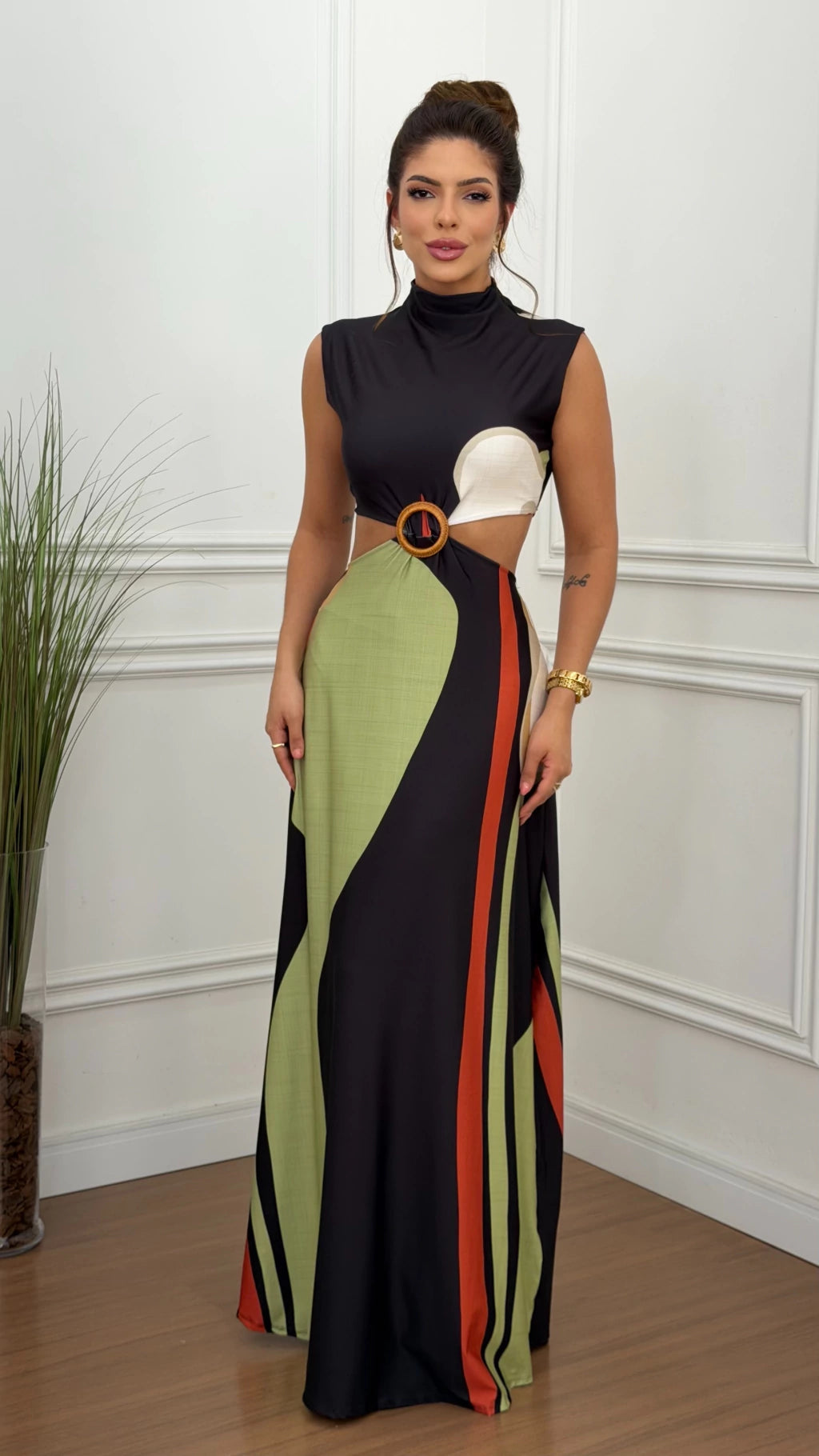 Vestido Longo Argola Milano