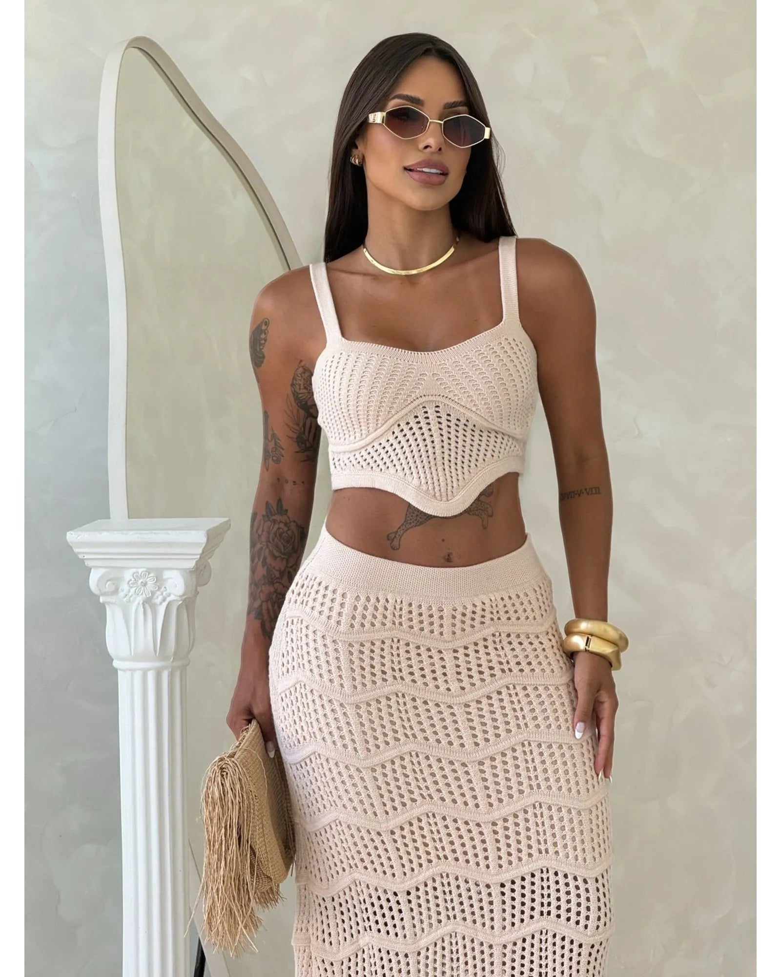 Conjunto Tricô Riviera