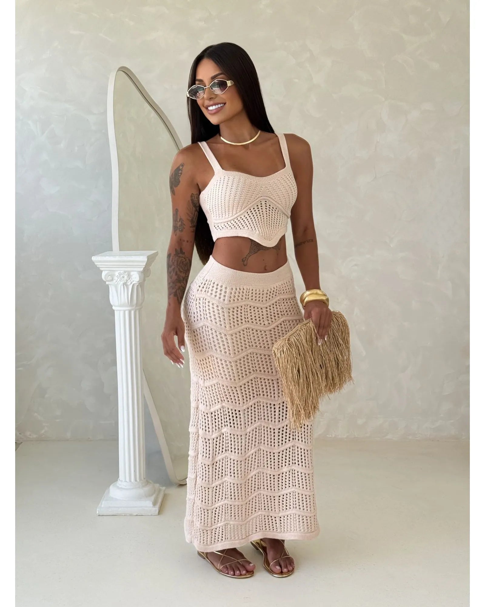Conjunto Tricô Riviera