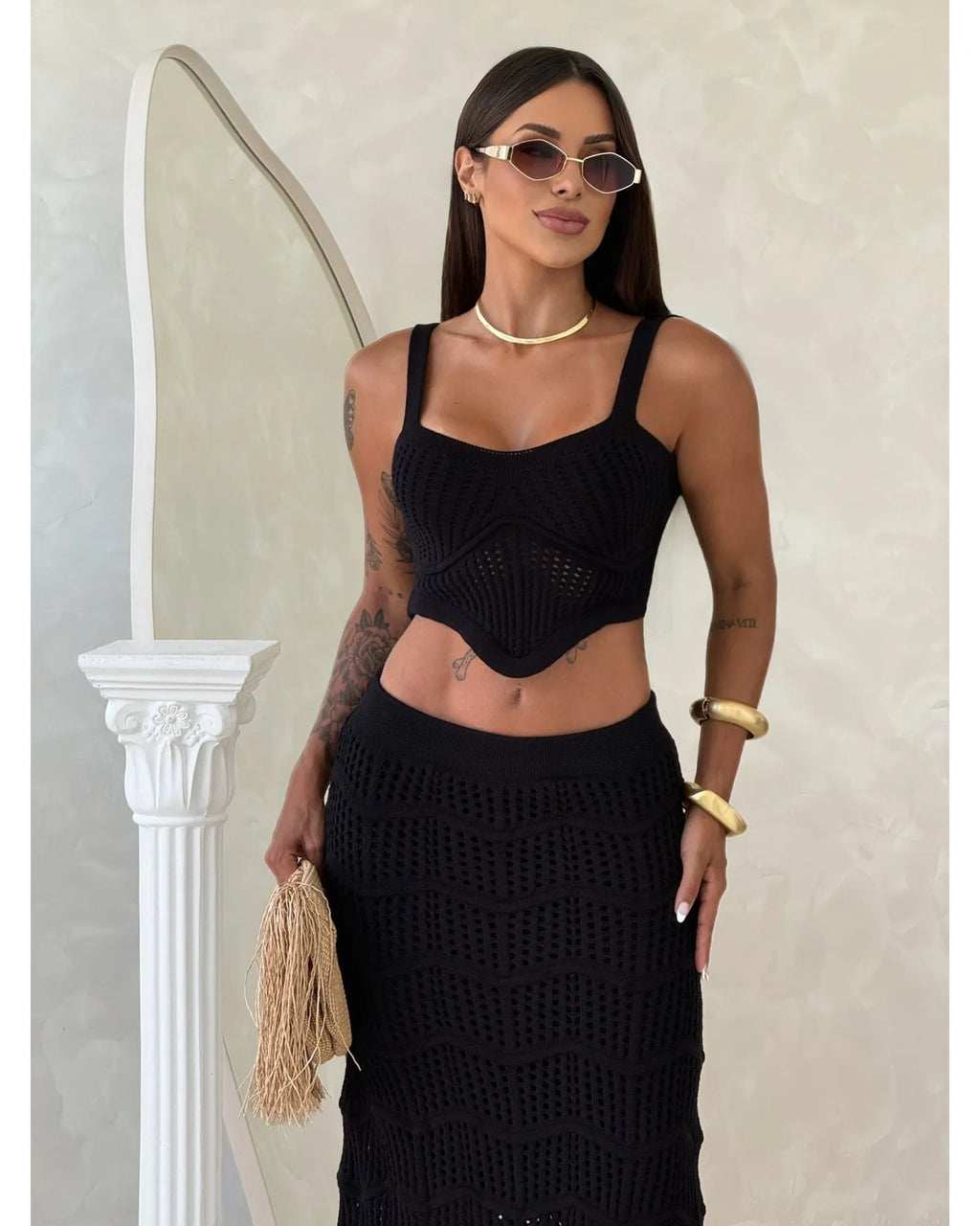 Conjunto Tricô Riviera