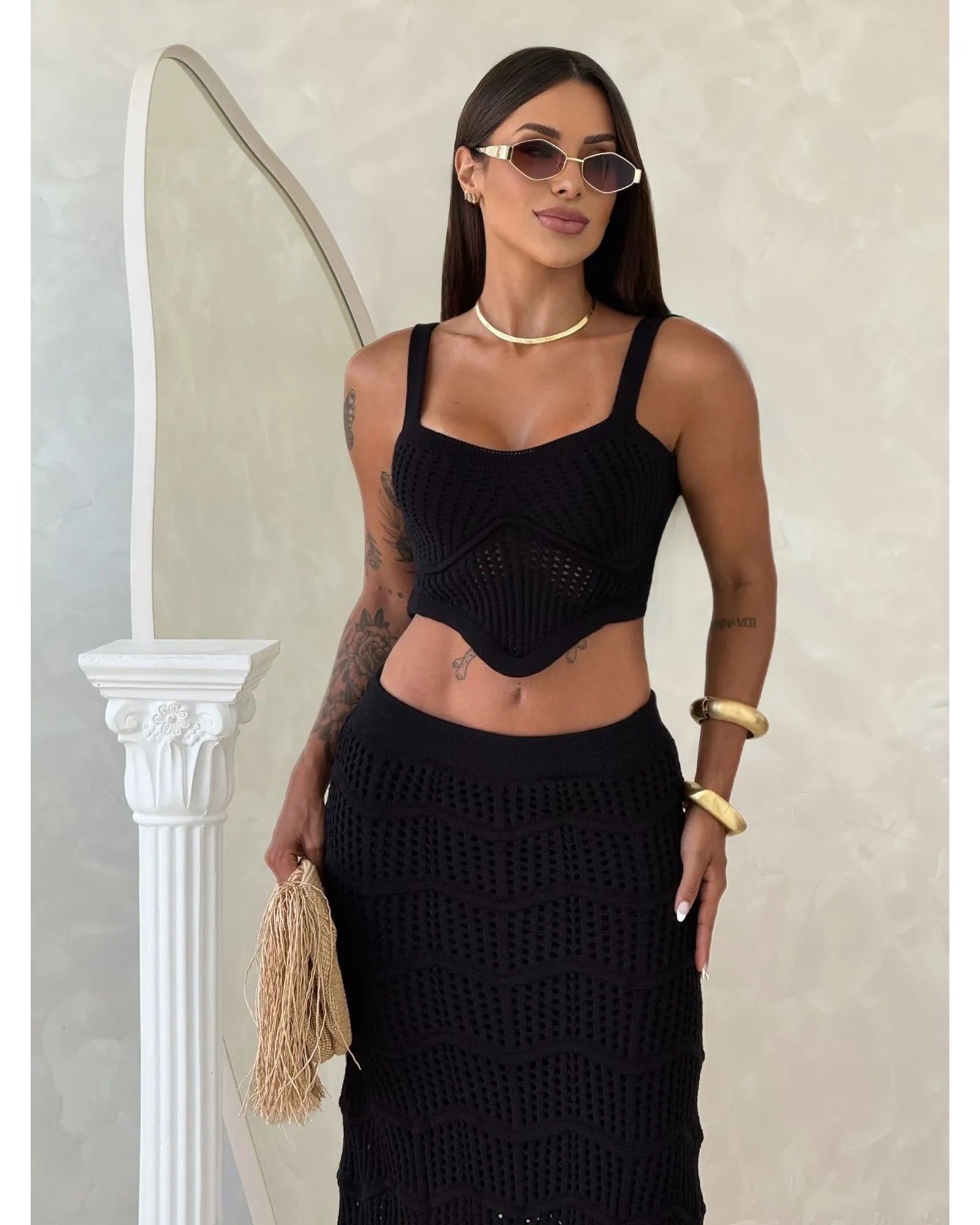 Conjunto Tricô Riviera