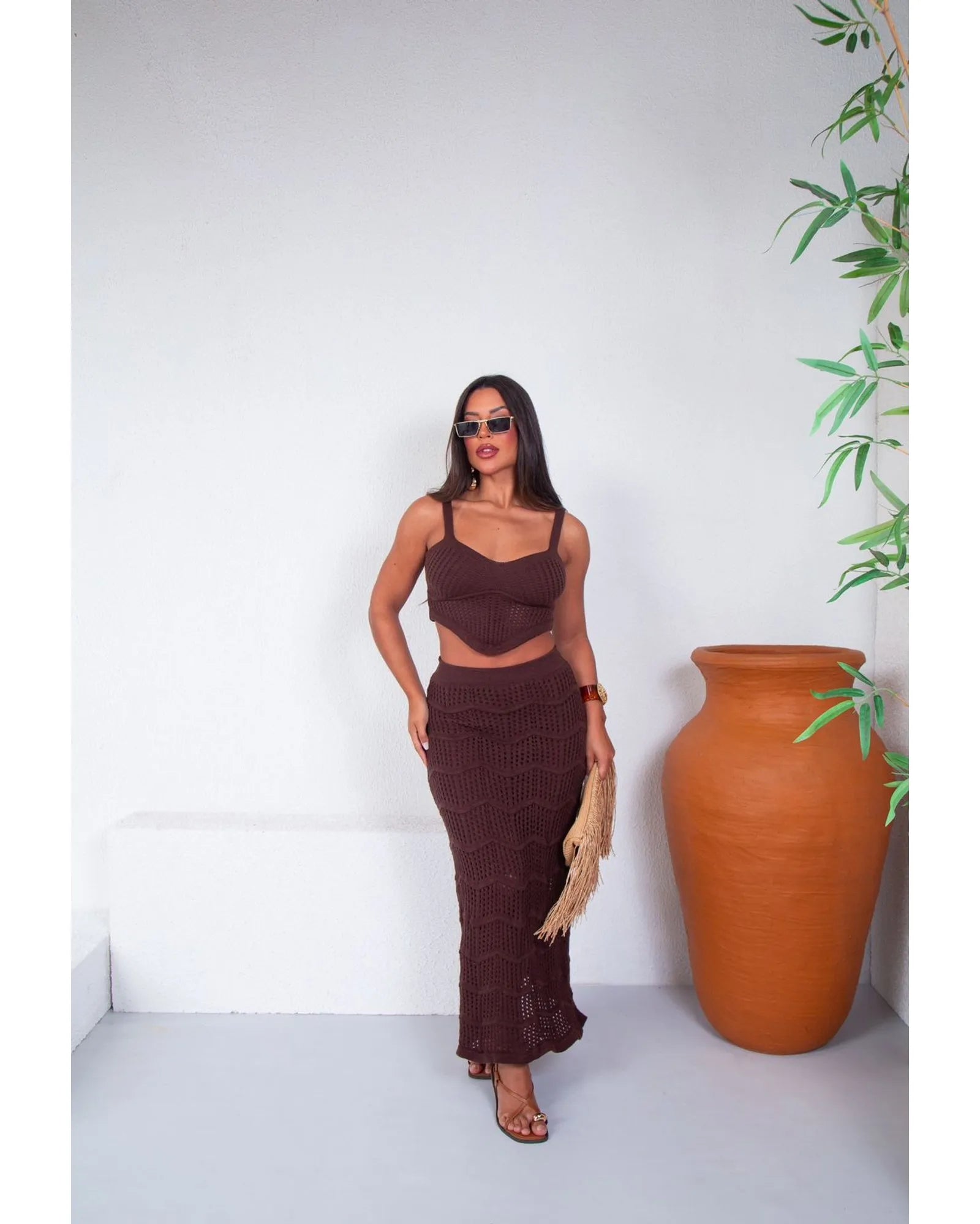 Conjunto Tricô Riviera
